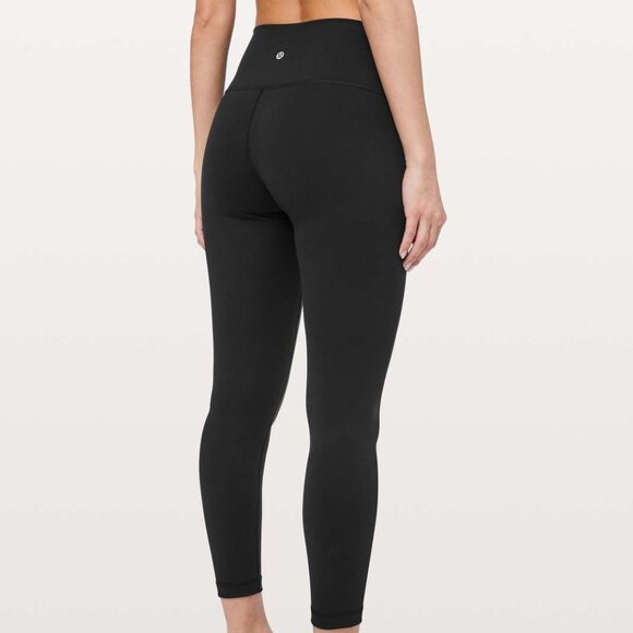 Lululemon Wunder Under High-Rise 7/8 Tight *Full-On Luon 25" Black size 4 - Picture 1 of 8